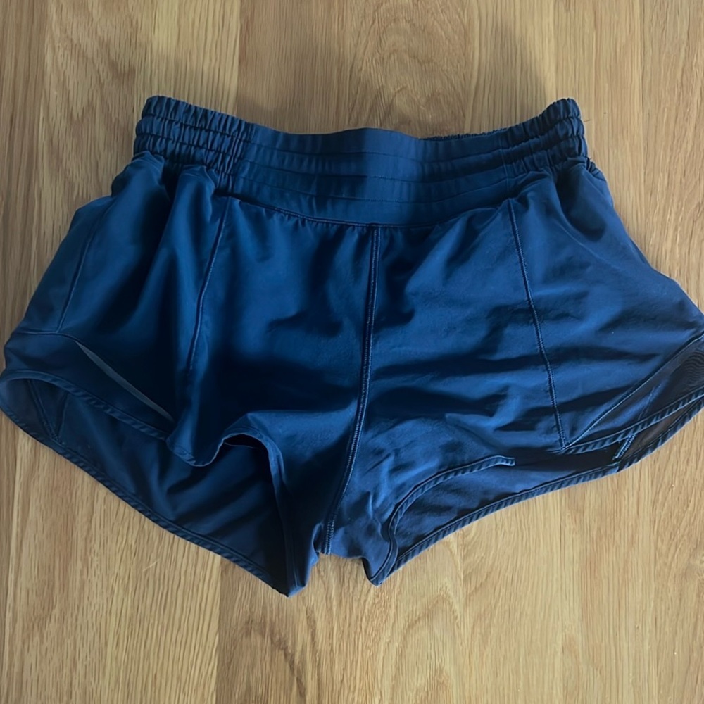 Lululemon Athletica Blue Athletic Shorts Lightweight Breathable